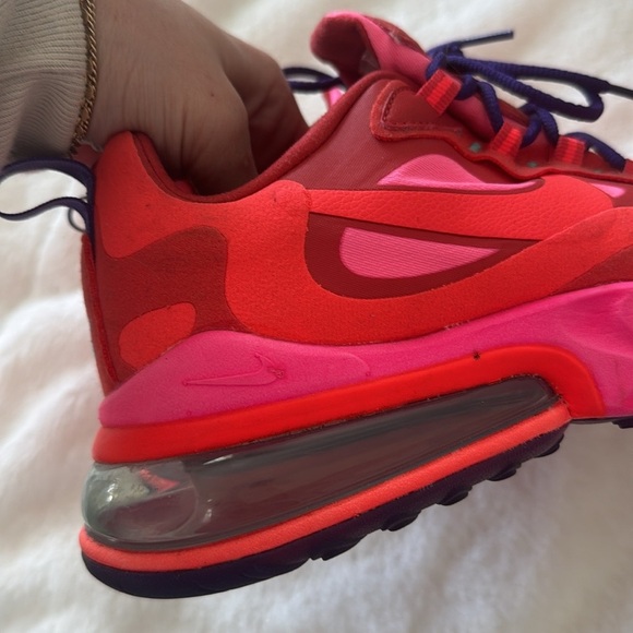 Nike Air Max 270 Sneaker in Mystic Red, Burnt Crimson, Pink Blast, Habanero 7.5 - Picture 6 of 15